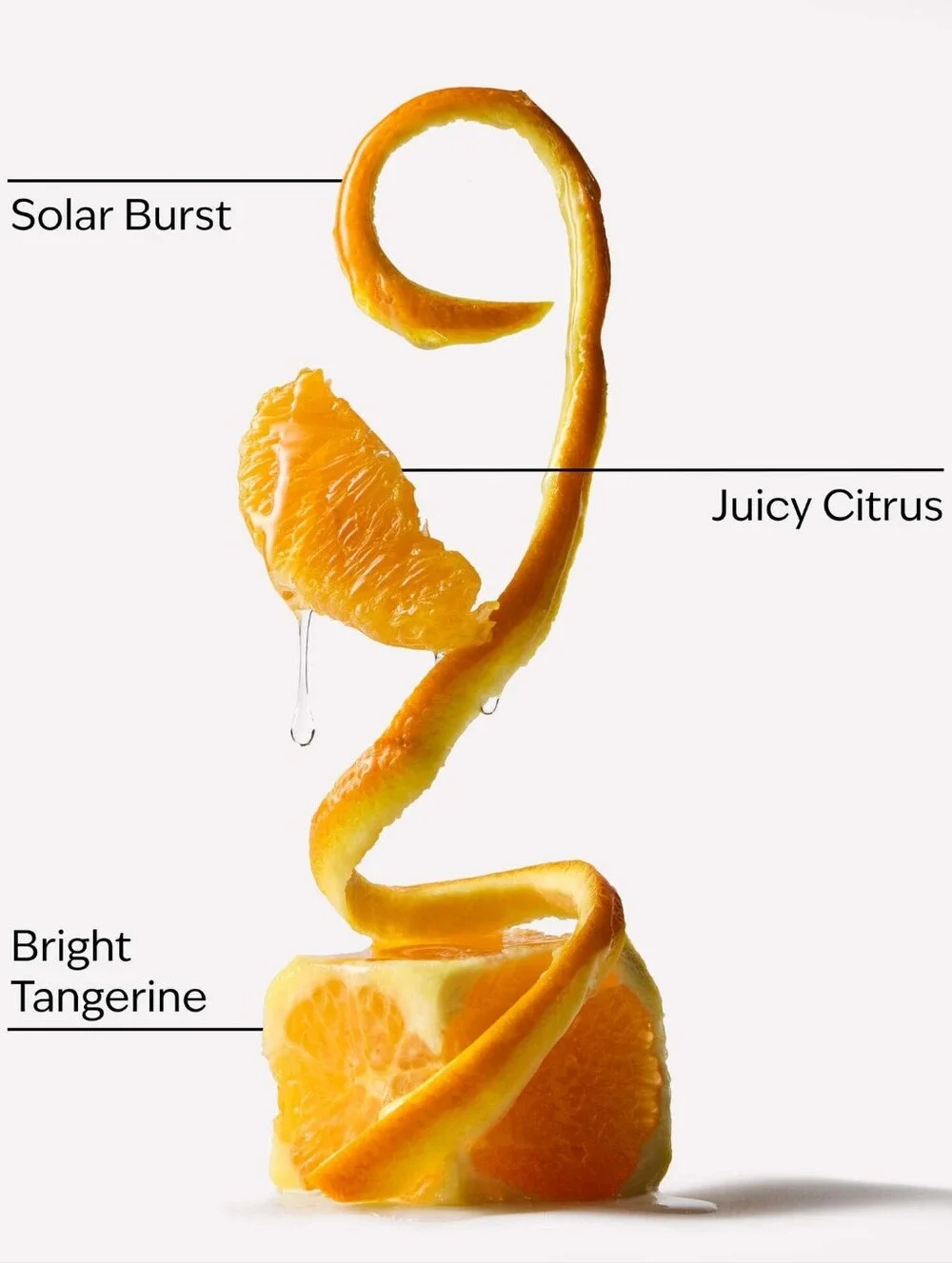 Bath & Body Works Tangerine Twirl Orange-Yellow Fruit Fusion Body Lotion 8oz NEW